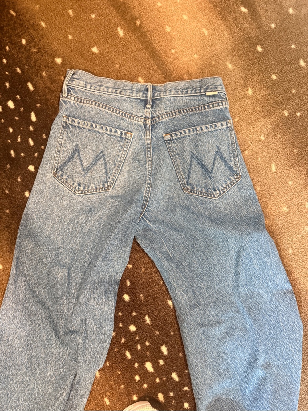 Mother lemon twist wide leg jeans - Picture 6 of 7